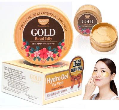 Koelf // Gold Royal Jelly Hydro Gel Eye Patch 60pcs(30pairs) / Korean Cosmetics - Image 1 of 3