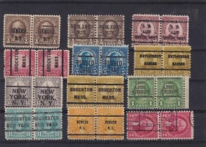 LOTTO 24 FRANCOBOLLI DEGLI STATI UNITI - PRESIDENTI USA - VECCHI FRANCOBOLLI CLASSICI ORIGINALI (75) - Foto 1 di 1