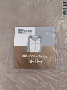 Window Scarf Valance Lisette J C Penney Original Package Tan New - Picture 1 of 4