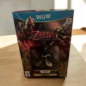Legend of Zelda Twilight Princess HD (Wii U) Wolf Link Amiibo Bundle NEW SEALED - Picture 1 of 6