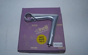 Cinelli XA 120 or 130 size silver stem with 26.0 clamp Brand new in box - Picture 1 of 2