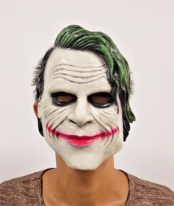 Halloween Joker Mask Batman Scary Clown Costume Cosplay Party Face Mask - Picture 1 of 8