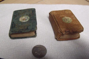 2 ANTIKE MINIATUR KINDERBÜCHER ~ SUZY HALL & WILLIE'S WESTERNBESUCH 1874 - Bild 1 von 7