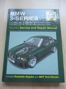 BMW 3 Series 1991 - 1996 Petrol Haynes Service and Repair Manual hardback book - Picture 1 of 8