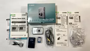 VERY USED Canon PowerShot SD630 Digital ELPH Silver COMPLETE WORKING READ - Picture 1 of 6