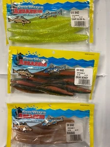Saltwater assassin SW shad 3 new packs of 8 lot 2056 - Picture 1 of 2