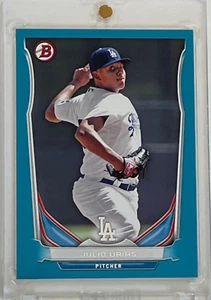 2014 BOWMAN - BORDO BLU - JULIO URIAS (RC) #TP-14, serie #'d (338/399) come nuovo! - Foto 1 di 4