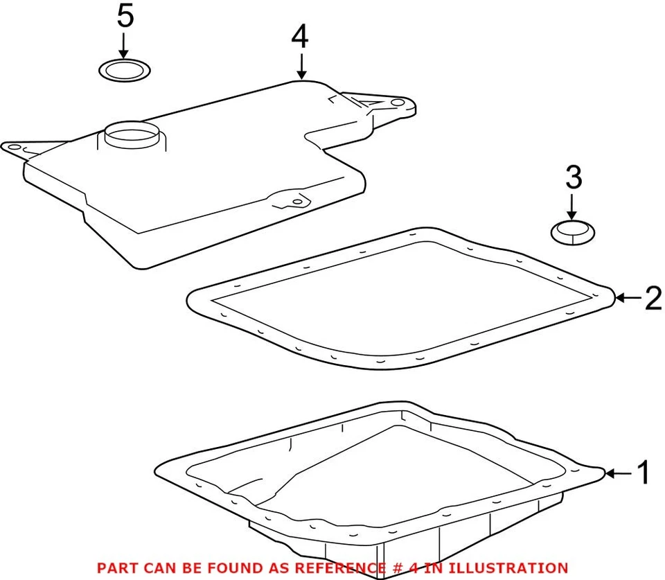Filtro de transmisión genuino OEM para Toyota Tayota Avalon Camry Higlander Foto 1 de 1