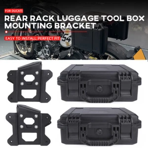 Estuche superior caja trasera equipaje scooter maletero almacenamiento bolsas laterales para DUCATI Scrambler - Imagen 1 de 35