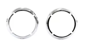 LH And RH Side Headlight Bezels Pair AMD Fits Ford Bronco 145-4671-C - Picture 1 of 3