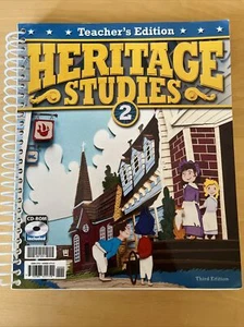 BJU HERITAGE STUDIES 2 homeschooling teacher edition with cd Bob Jones History - Imagen 1 de 9
