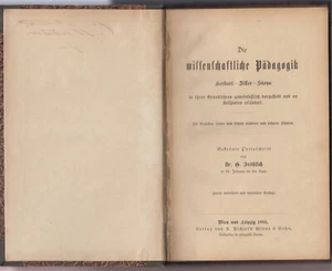 The Scientific Pedagogy Herbart - Ziller - Stoys 1885 2nd Edition - Picture 1 of 2