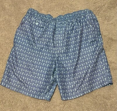 Bañador Nat Nast Luxury Originals para hombre con estampado gráfico de caballito de mar - mediano, azul Foto 1 de 4