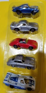 Set of 5 Metal Porsche Toy Cars - Picture 1 of 6