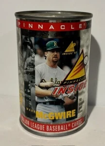 UNOPENED PACK! 1997 Pinnacle Card in a Can MLB 10 cards Mark McGwire Oakland A's - Picture 1 of 2