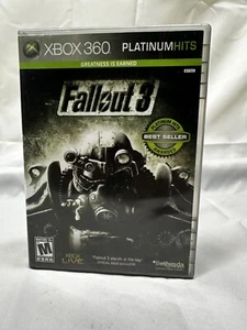 Fallout 3 Platinum Hits Xbox 360 Tested and Working - Picture 1 of 4