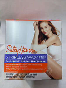 3 PACK Sally Hansen Ouch-Relief Face & Body Wax Kit