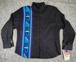 Roper Rodeo Blues Westernshirt - Damen klein - hergestellt in USA - Vintage - neu mit ETIKETT! - Bild 1 von 12