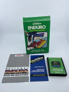 Atari 2600 Enduro Complete in Box 1983 Activision Racing - Picture 1 of 17