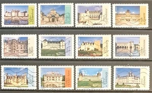 France Self Adh Booklet Stamps 2015 Renaissance Architecture Set of 12 SG5745/56 - Picture 1 of 2