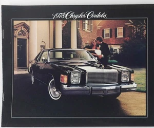 1978 Chrysler Cordoba Dealer Sales Brochure NOS Classic Auto Ad Catalog 75 - Picture 1 of 4