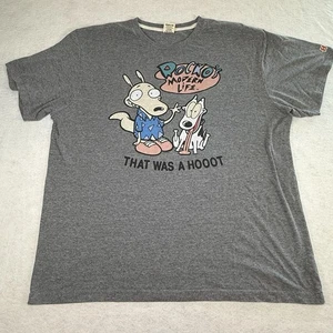 Rocko's Modern Life Nickelodeon Gray T-Shirt Men's Size 2XL - Picture 1 of 6