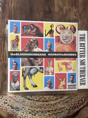 Bloodhound Gang - Hooray For Boobies 2LP 25th Anniversary Blue Yellow Splatter Foto 1 de 3