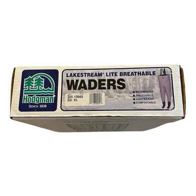 NIB Hip Waders - Hodgman Lakestream Light Style 13660 XL Lightweight Breathable - Image 1 of 4