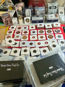 🔥 ESTATE SALE Vintage Coins lot - Grab Bag U.S. Mint - Starter Collection - Picture 1 of 1