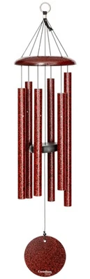 Corinthian Bells de Wind River - Carillón de viento con salpicaduras de rubí de 30 pulgadas para patio, baño... Foto 1 de 4