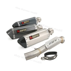 For CF-Moto IBEX800 2022-2025 Steel Tail Muffler Mid Link Pipe 51MM Exhaust Tips - Picture 1 of 13