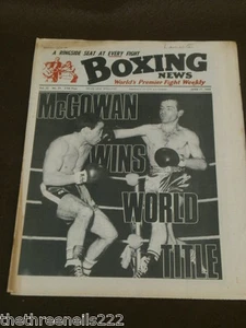BOXNACHRICHTEN - McGOWAN GEWINNT WELTTITEL - 17. JUNI 1966 - Bild 1 von 1