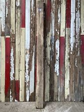 7`2" Long Reclaimed Old Solid Oak Timber Post Joist Beam