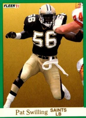 1991 Fleer Pat Swilling New Orleans Saints #303 - Image 1 of 2