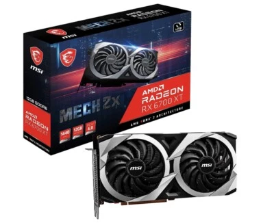 MSI Radeon RX 6700 XT MECH 2X 12G Graphic Board 12GB GDDR6 VD7611 - Image 1 of 4