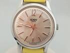 HENRY HL25-S-0297 Watch Used Henry Pink Gold Dial Quartz Ladies