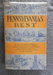PENNSYLVANIA'S BEST by A.H. Carstens 1960 Second Printing HCDJ GC - Picture 1 of 14