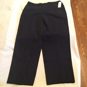 Size 16 Husky George uniform pants flat front navy blue new boys - Picture 1 of 4