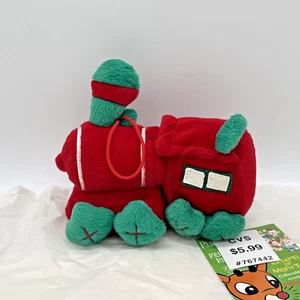 Vintage 1998 CVS Plüschtier Stuffins Rudolph das Rentier mit der roten Nase Misfit Train - Bild 1 von 5