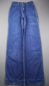 Vintage Women's Bon Bon Jeans Wide Leg High Rise Medium Wash Size 9 (24x29) - Picture 1 of 11