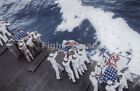 Ww2 Picture Photo 1945 Burial At Sea Uss Hancock Killed Japanese Attack 4180