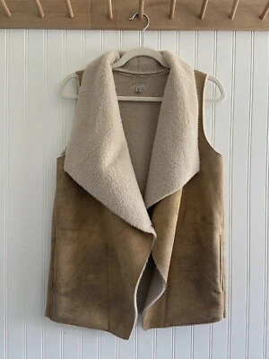 Chaleco Festival Sherpa Imitación Ecoté Urban Outfitters Ultra Suave Bolsillos Hygge Mediano Foto 1 de 4