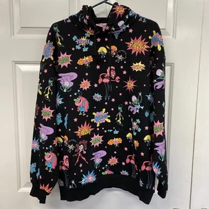 Powerpuff Girls Graphic Villains By Dolls Kill Hooded Sweatshirt NWT Size XS - Picture 1 of 12