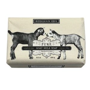 Beekman 1802 Pure Goat Milk Bar Soap 9 oz. Full Size Fragrance-Free (NEW) - Picture 1 of 3