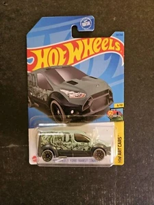 2023 Hot Wheels HW Art Cars #6/10, Hot Wheels Ford Transit Connect #64/250 grün - Bild 1 von 6