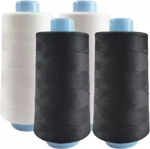 4 Spulen Polyester Nähgarnspulen, 3000 Yards jede Spule, 40/2 Allzweck - Bild 1 von 12