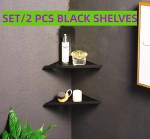 2 PIEZAS SUS304 Baño Estante Esquina Cocina Almacenamiento Soporte Premium TORNILLO REGALO - Imagen 1 de 13