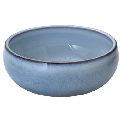 Hunter Keramik-Napf Braga blau für Hunde, rutschfest und langlebig, Unikat - Bild 1 von 2