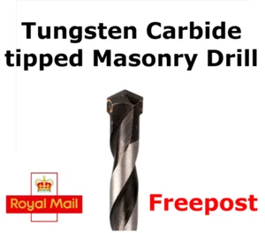 16mm x 300mm Masonry Drill Bit Tungsten Carbide Tip for Stone Concrete Brick  - Picture 1 of 2