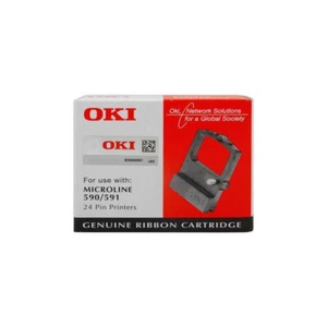 OKI Ruban 09002316 Noir pour OKI Microline 590, OKI 591 Véritable ML590 ML591 - Photo 1/1